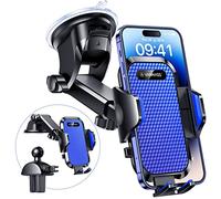 VANMASS 2025 No.1 Top BEST Car Phone Holder [Upgraded Suction & Clip] Ultimate Military-grade Universal Mobile Cell Mount Windscreen Dashboard Van Cradle Vent for iPhone 17 Pro Max 16 15 14 13 Samsung