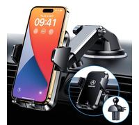 VANMASS 【BEST & Strongest】 Car Phone Holder Upgraded Military-Grade Suction Patent & Safety Certs Mobile Mount Dashboard Windscreen Vent Van Stand Cradle for iPhone 16 15 Pro Max 14 13 12 Samsung