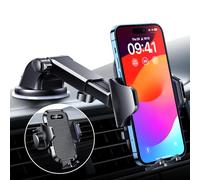 VANMASS Car Phone Holder 2026 BEST [85+ lbs Strongest Suction & Vent Clip] True Military-Grade Patent Universal Mobile GPS Vehicle Mount Dashboard Windscreen Van Cradle for 17 Pro Max 16 15 14 Samsung