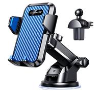 VANMASS Top Car Phone Holder 2026 [85+ lbs Strongest Suction & True Military-Grade] Rotatable Mobile Phone Mount Universal Dashboard Windscreen Vent Desk Automobile for iPhone 17-Pro Max 16 15 Samsung