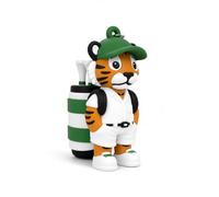 VannyVee Sports Golf Gift, Tiger Caddy Golf Tee Holder, Includes 8 Golf Tees, Fun Golf Accessory for Men & Women
