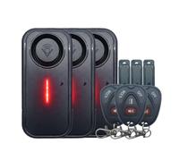 Vanolert Lite Van Alarm - 3 x Single Entry Units, DIY Battery-Powered Alarm-Before-Entry Deterrent, 113dB Siren, IP66 Rated, Wireless