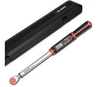 VANPO 1/2-Inch Drive Digital Torque Wrench(7.38-147.5ft-lbs/10-200NM) Dual-Direction Adjustable Electronic Torque Wrench with Preset Value, Buzzer and LED Flash Notification, for Bike Moto Car