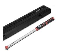 VANPO Digital Torque Wrench 1/2 Inch Car & Motorcycle, 17-340 Nm Torque Wrench Set with Preset Memory, Buzzer and LED Display, ± 2% Error Accuracy