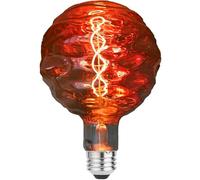 Vanpus Oversized Giant LED Light Bulb,6W, 2700K Warm White, E27,Φ15cm | Rose-Gold Plated Glass Shell ,Dimmable,Large Edison Bulbs，No Flicker,CRI 90,Water Ripple Design