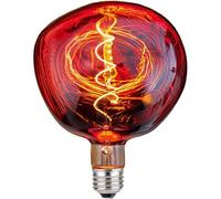 Vanpus Oversized Large Decorative LED Bulb E27 6W - Rose Gold Color Changing, Irregular Stone Design 200mm, High CRI>90 Warm White, Flicker Free Lamp for Living Room, Bedroom, Cafe Decor