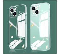 Vanqiang Anti-Yellowing Clear Phone Case for iPhone 16/15/14/13/12/11 Pro Max/Plus/Mini/SE/16E | Ultra-Thin Soft Silicone Cover with Fall Protection (Clear,For iPhone 15 Pro)