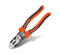 VANQUISH 8.5'' Linesman Plier with Tape Puller and Wire Crimper High Leverage Multifunctional Cr-V Steel Plier 30% Less Effort to Cut, 3276