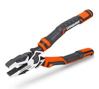 Vanquish 8 Inch Linemans Pliers High-Leverage Linesman Pliers with Side Cutting Design (3163)