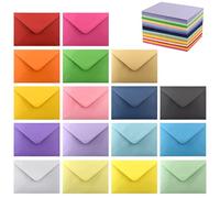 VANRA 170 Pack A6 Envelopes for Invitations Self Seal Colorful Envelopes Bulk for 4x6 Greeting Cards V Flap, Wedding Invitations, Photos, Graduation (17 Assorted Colors)