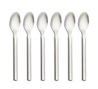 VANRA Small Coffee Spoons Teaspoons Set of 6 Mini Dessert Spoon Stainless Steel Tea Spoons Silverware Appetizer Latte Espresso Spoons 5.3 inch