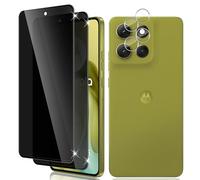 Vanrain Privacy Screen for Motorola Moto G86 5G, Pack of 2 + 2 Anti-Spy Protective Glass and Camera Protection, Privacy Screen Protector 9H Hardness, Scratch-Resistant, Bubble-Free