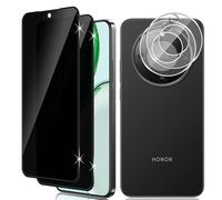 Vanrain Privacy Screen for Tempered Glass for Honor Magic 8 Lite 5G, Pack of 2 + 2 Privacy Screen Protector and Camera Protection, Anti Spy Protective Glass 9H Hardness Scratch-Resistant, Bubble-Free