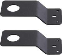 VANROUG 2 Pcs Truck Antenna Mount Bracket 3/4" NMO Mount for UHF VHF Ham Between Hood and Fender (Black)