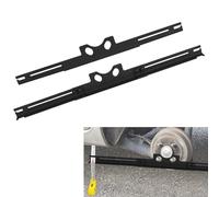 VANROUG 2 Pcs Wheel Alignment Tools, Heavy Duty Toe Alignment Tool Plates, Front End Alignment Tool for Car, SUV, and Vehicle (Black)