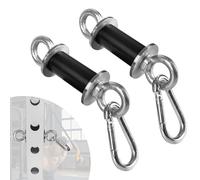 VANROUG 2Pcs Power Rack Attachments, Heavy Duty Squat Rack Attachments, Power Rack Shackle Band Attachment for Strength Training, Resistance Band Accessories Fits 1" Holes