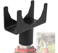 VANROUG Bottle Jack Axle Adapter Lifting Saddle, Bottle Jack Adapter Fits for 2" 3" 4" Round or Square Tube, Steel Axle Tube Saddle Within 1.5inch Diameter Lifting Platform for RV Trailer Garage
