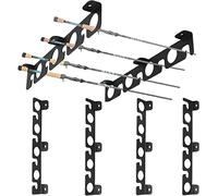 VANROUG Fishing Rod Ceiling/Wall Storage Rack, Fishing Pole Holder for Garage,Cabin,Basement, Heavy Duty - Holds up to 8 Fishing Rods (4)