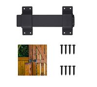 VANROUG Heavy Duty Gate Latch Sliding Bolt Lock Outdoor,with Padlock Hole Adjustable Gate Latch for Wooden Fences Barn Doors, Interior and Outdoor Door Latch,etc