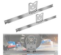 VANROUG Wheel Alignment Tool Plates, Heavy Duty Toe Alignment Tool Plates, Car Alignment Tool Kit for Accurate Measurement and Quick Calibration, DIY Toe Alignment Tool for Car, Truck, SUV (Silver)