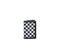 Vans Men's Slipped Tri-Fold Wallet, Black-White Check, One Size