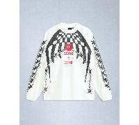 Vans - Act Of Disagreement Hazard Long Sleeve T-Shirt, Man, White, Size: M