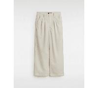Vans - Alder Relaxed Pleated Trousers, Woman, Beige, Size: 27