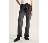 Vans - Annabelle Straight Leg Stonewash Black - Jeans - black - W30 - 100% Cotton W30