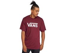Vans_Apparel Men's Classic T - Shirt, Red (Burgundy/White), Medium