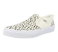 Vans Asher Black Ink Trainers Canvas Low Top with Waffle Outsole