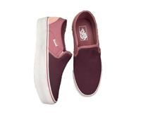 Vans Asher Platform Slip-On Reissue 98 Trainers, Pink Multi-Colour Block, Casual Sneakers (Pink/Multi, UK Footwear Size System, Adult, Women, Numeric, Medium, 4.5)