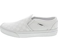 Vans Asher, Women’s Slip On Trainers, White ((Checkerboard) White/White W51), 5.5 (38.5 EU)))