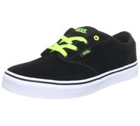 Vans Atwood Suede, Unisex Kids' Trainers, Black/Neon Yellow Suede, 3.5 UK (36 EU)