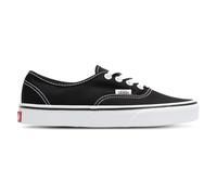 Vans Authentic Black White Women's Shoes Sneakers Lace Up Fabric, Black, 36 EU