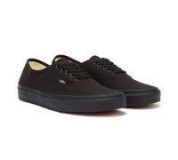 Vans Unisex Authentic Trainers, Black/Black, Size 7, Men Black/Black