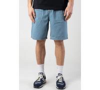 Vans Authentic Chino Pleated Denim Shorts - Blue - Mens 34