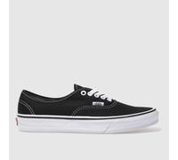 Vans Authentic Canvas Trainers - Black/White - UK 3
