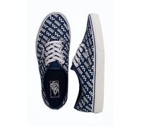 Vans - Authentic (Logo Repeat) Tr Bl/True White - Shoes - blue - EU 38 - Textile/Textile/Rubber EU 38