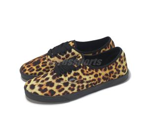 Vans Authentic Lowpro Leopard Black Men Unisex Casual Shoes VN000D04LPR