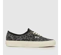 Vans Authentic Trainers in Black & Grey UK 8 (EU 42)