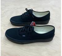 Vans Authentic Trainers Shoes Black Black Canvas Classic Old Skool VN000EE3BKA