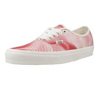 Vans Authentic Unisex Adult Lace Up Shoes, red, 6 UK