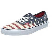Vans Authentic, Unisex Adults' Low-Top Sneaker,Multicolour (Americana/Dress Blues), 41 EU (7.5 UK)