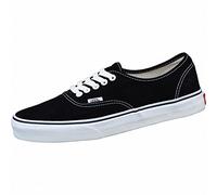 Vans Authentic, Unisex-Adults' Low-Top Trainers, Black/White, 6 UK