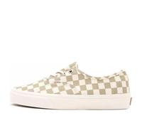 Vans Authentic Wear-Resistant Non-Slip Low Top Casual Skate Shoes White Brown Grid 'White Brown' VN0A5HZS9FO 7.5