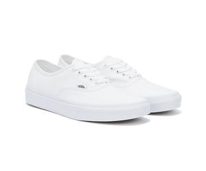 Vans Authentic Womens White Canvas Trainers UK 3