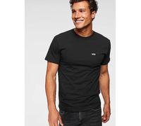 Vans Men's LEFT CHEST LOGO TEE Regular Fit Crew Neck Short Sleeve T - Shirt, Black (Black White Grey Melange), Small (Manufacturer Size: S)