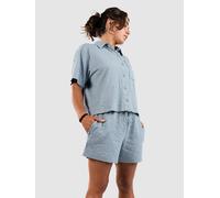 Vans - Bedford Knit Button Up Citadel - Shirt - blue - XS - 70% Cotton, 30% Polyester,Cotton XS