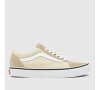 Vans Beige Multi Old Skool Youth Trainers UK 4 (EU 36½)