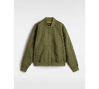Vans - Bennet Quilted Bomber Jacket, Woman, Green, Size: XS